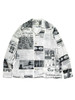 Picture No.2 of KAPITAL Silk Rayon Pueblo News Newspaper Pattern Rangle Collar Open Collar Shirt K2303LS009