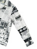 Picture No.6 of KAPITAL Silk Rayon Pueblo News Newspaper Pattern Rangle Collar Open Collar Shirt K2303LS009