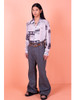Picture No.10 of KAPITAL Silk Rayon Pueblo News Newspaper Pattern Rangle Collar Open Collar Shirt K2303LS009