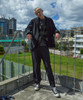 Picture No.10 of NUMBER (N)INE W/P TWILL 2-TUCK WIDE TAPERED SLACKS F23NP005