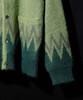 Picture No.48 of NUMBER (N)INE ZIGZAG JACQUARD MOHAIR KNIT CARDIGAN F23NK002