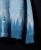 Picture No.54 of NUMBER (N)INE ZIGZAG JACQUARD MOHAIR KNIT CARDIGAN F23NK002