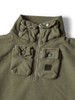 Picture No.8 of KAPITAL Fleece Nickel 4 Half ZIP Sweatshirt K2310LC125
