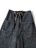 Picture No.4 of KAPITAL 14Oz Black x Kinari Denim W Knee Easy Baggy Pants K2311LP143