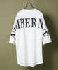 Picture No.7 of NUMBER (N)INE HEAVY WEIGHT NUMBER NINE BACK PRINTED FOOTBALL T-SHIRT S24NT003