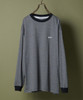 Picture No.2 of NUMBER (N)INE NARROW STRIPED Number⑨ PRINTED L/S T-SHIRT S24NLT001
