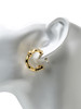 Picture No.4 of TAKAHIROMIYASHITATheSoloist. bone shaped earrings.-L-(20mm) 7072930791563