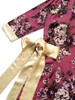 Picture No.6 of KAPITAL Rayon Twill Dianthus Champetre pt Lychee Dress K2309OP044