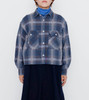 Picture No.5 of THE NORTH FACE PURPLE LABEL THE NORTH FACE PURPLE LABEL Amunzen Plaid Field Cropped Shirt NTW3401N 7066