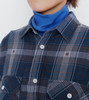Picture No.8 of THE NORTH FACE PURPLE LABEL THE NORTH FACE PURPLE LABEL Amunzen Plaid Field Cropped Shirt NTW3401N 7066