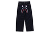 Picture No.1 of BAPE SHARK EMBROIDERY BAGGY DENIM PANTS #1 1K20-250-003
