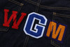 Picture No.4 of BAPE SHARK EMBROIDERY BAGGY DENIM PANTS #1 1K20-250-003