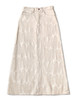 Picture No.1 of KAPITAL 12Oz Magpie Denim High Waist Maxi Skirt K2403SK016