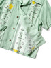 Picture No.10 of KAPITAL Silk Rayon PECKISH RAINBOWY Pattern Wrangle Collar Cuban shirt (Short sleeve) L's K2404SS173