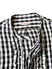 Picture No.4 of KAPITAL Twill Gingham Ruffled Prague Shirt K2403LS097