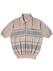 Picture No.2 of KAPITAL 14G Cotton Knit Striped Carol Polo K2403KN120