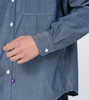 Picture No.9 of THE NORTH FACE PURPLE LABEL THE NORTH FACE PURPLE LABEL Regular Collar Chambray Field Shirt N24FG069 7651