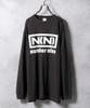 Picture No.1 of NUMBER (N)INE N(N) number nine L/S T-SHIRT / N(N) Box Logo & number nine Back Logo Long Sleeve T-shirt BA2NLT004