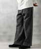Picture No.31 of NUMBER (N)INE VINTAGE WASH CENTER TUCK WIDE EASY PANTS / Vintage wash center tuck wide easy pants F24NP002
