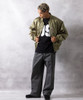 Picture No.12 of NUMBER (N)INE SHINY NYLON MA-1 JACKET / Shiny nylon MA-1 Jacket, Plain F24NJ006