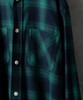 Picture No.33 of NUMBER (N)INE OMBRE CHECK FLANNEL HOODIE SHIRT / Ombre check flannel hoodie shirt F24NS002