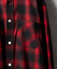 Picture No.45 of NUMBER (N)INE OMBRE CHECK FLANNEL HOODIE SHIRT / Ombre check flannel hoodie shirt F24NS002