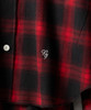 Picture No.47 of NUMBER (N)INE OMBRE CHECK FLANNEL HOODIE SHIRT / Ombre check flannel hoodie shirt F24NS002