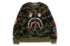 Picture No.6 of BAPE 1ST CAMO SHARK CREWNECK 1K80-113-010