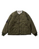 Picture No.1 of Evisen Skateboards REVERSIBLE SOUVENIR QUILTED JKT - OLIVE 9720500683066