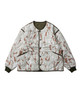Picture No.2 of Evisen Skateboards REVERSIBLE SOUVENIR QUILTED JKT - OLIVE 9720500683066