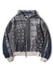 Picture No.3 of KAPITAL Fleece Bandana Print Bivouac Hooded Jacket EK-1321EK-1321LCA