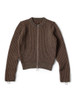 Picture No.2 of KAPITAL 5G Wool Rib Knit zip Down Sleeve zip Short Cardigan K2410KN109