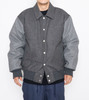 Picture No.4 of nanamica nanamica x GOLDEN BEAR SPORTSWEAR nanamica Exclusive Os Varsity Jacket With Shirt Collar O24FM001 8033