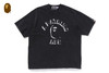 Picture No.1 of BAPE GARMENT DYE SPRAY PRINT COLLEGE RELAXED FIT TEE 1L30-109-345