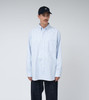 Picture No.4 of nanamica nanamica Button Down Stripe Wind Shirt S25SG090 7834