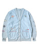 Picture No.2 of KAPITAL Knit x Chambray Cardigan (SPEAKEASY Embroidery) K2410KN061