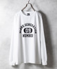 Picture No.2 of NUMBER (N)INE COLLEGE LOGO PRINTED L/S T-SHIRT / Retro college logo printed Long T-shirt BA2NSLT003