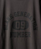 Picture No.14 of NUMBER (N)INE COLLEGE LOGO PRINTED L/S T-SHIRT / Retro college logo printed Long T-shirt BA2NSLT003