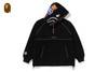 Picture No.1 of BAPE SHARK LOGO HALF ZIP RELAXED FIT PULLOVER HOODIE 1L30-114-304