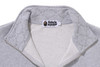 Picture No.9 of BAPE COLLEGE MONOGRAM LOGO HALF ZIP RELAX FIT CREWNECK SWEATSHIRT 1L30-113-314