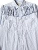 Picture No.4 of KAPITAL Cotton Stripe Fringe Husky Western Shirt K2503LS044