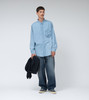 Picture No.3 of nanamica nanamica Regular Collar Light Denim Shirt S25SG087 7829