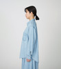 Picture No.9 of nanamica nanamica Regular Collar Light Denim Shirt S25SG087 7829