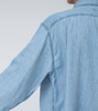 Picture No.12 of nanamica nanamica Regular Collar Light Denim Shirt S25SG087 7829