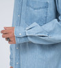 Picture No.13 of nanamica nanamica Regular Collar Light Denim Shirt S25SG087 7829