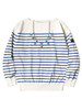 Picture No.2 of KAPITAL 12G Panel Border Knit Boat Neck Sweater (Santo Domingo Necklace) K2503KN123
