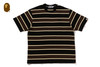 Picture No.1 of BAPE ONE POINT STRIP RELAXED FIT TEE 1L30-109-305