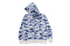 Picture No.7 of BAPE PALM TREE CAMO RELAXED FIT SHARK FULL ZIP HOODIE 1L30-115-313