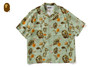 Picture No.7 of BAPE VACATION PATTERN OPEN COLLAR SS SHIRT 1L30-132-308
