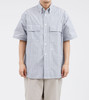 Picture No.4 of THE NORTH FACE PURPLE LABEL THE NORTH FACE Purple Label Button Down Striped Field S/S Shirt N25SG136 8025